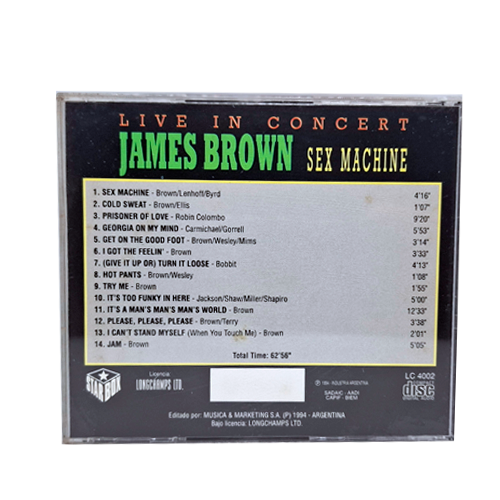 James Brown - Sex Machine - Live In Concert